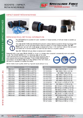 2-5//8 ID Impact Socket Retaining Ring