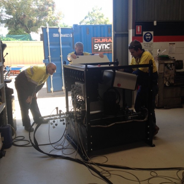 Testing of the SyncMaster prior to training